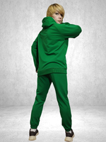 OW-009 Костюм женский спортивный худи с капюшоном, брюки низ на резинке (футер 2-х нитка) (56-3XL)