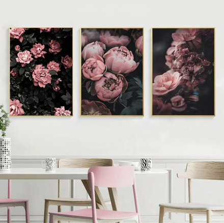 Интерьерная картина в технике цифровой печати. АРТ 025 Пионы