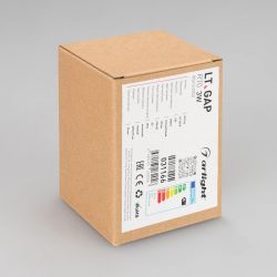 Светильник LT-GAP-R70-3W Warm3000 (BK, 30deg, 230V) (Arlight, IP65 Металл, 3 года) 031166