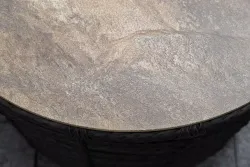 "Валенсия" лаунж-зона из искусственного ротанга, цвет серый