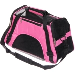 Сумка - переноска для животных «ЛЮБИМЫЙ БРО», цвет розовый, размер S, 42*19,5*23см/до 5кг (Пакет и Лейбл)