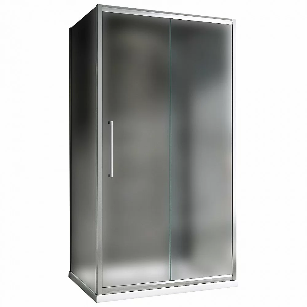 Душевой уголок ABBER Schwarzer Diamant AG30140MH-S70M-S70M 140x70 стекло матовое/профиль хром