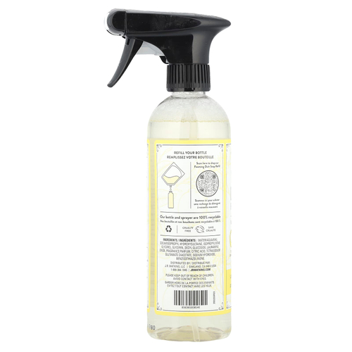 J R Watkins, Мыло для посуды, пенка и спрей, лимон, 473 мл (16 жидк. Унций)