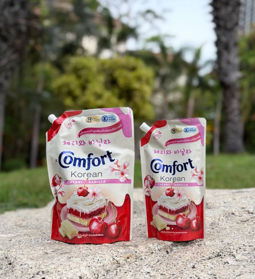 Кондиционер для белья парфюмированный Вишня и Ваниль Korean Cherry Vanilla Comfort