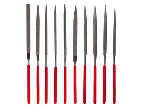 Набор надфилей алмазных 140*70*3мм 10шт