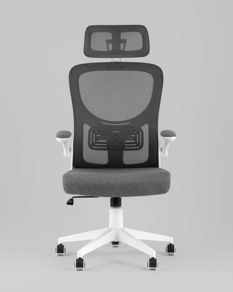 Кресло офисное TopChairs Airone серый ткань