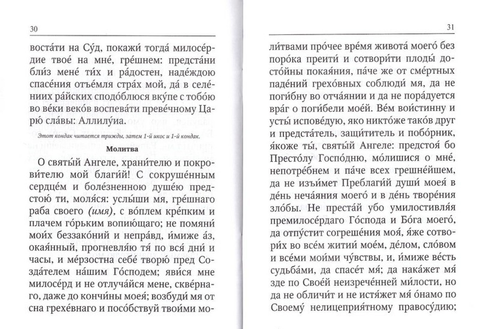 Акафист Ангелу Хранителю человеческой жизни