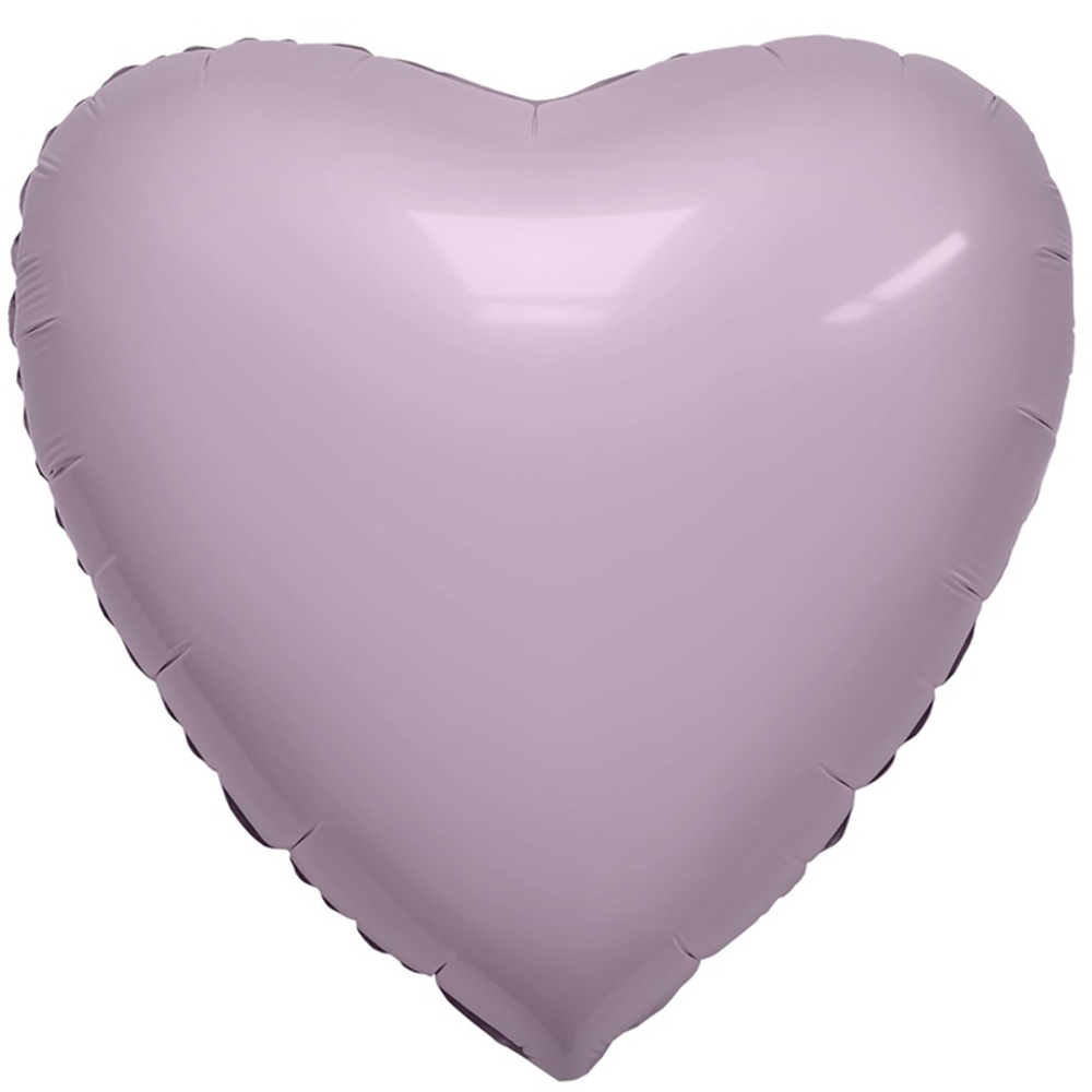 Шар фольгированный Сердце 46 см (Розовый)