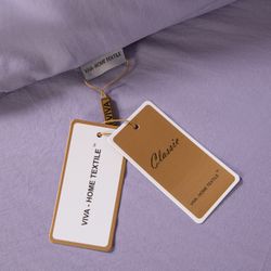 Комплект постельного белья Однотонный Сатин «Лавандовая мечта»