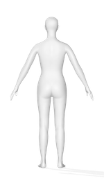 3D аватар манекена Моника