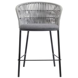 Стул полубарный Haugen, темно-серый/светло-серый