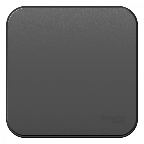 BLANCA О/У 1-клавишный ВЫКЛЮЧАТЕЛЬ (сх.1) ИЗОЛ.ПЛ., 10А, 250В, АНТРАЦИТ