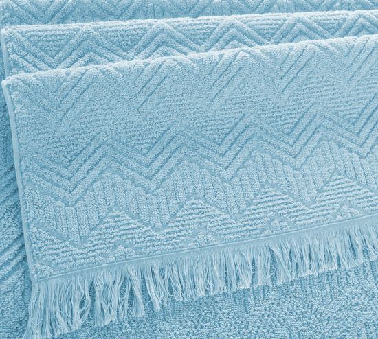 Полотенце махровое Бавария голубой 70x140 см
