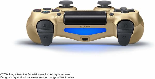 Геймпад Sony Dualshock 4 v2 (Gold, Золотой) (PS4)