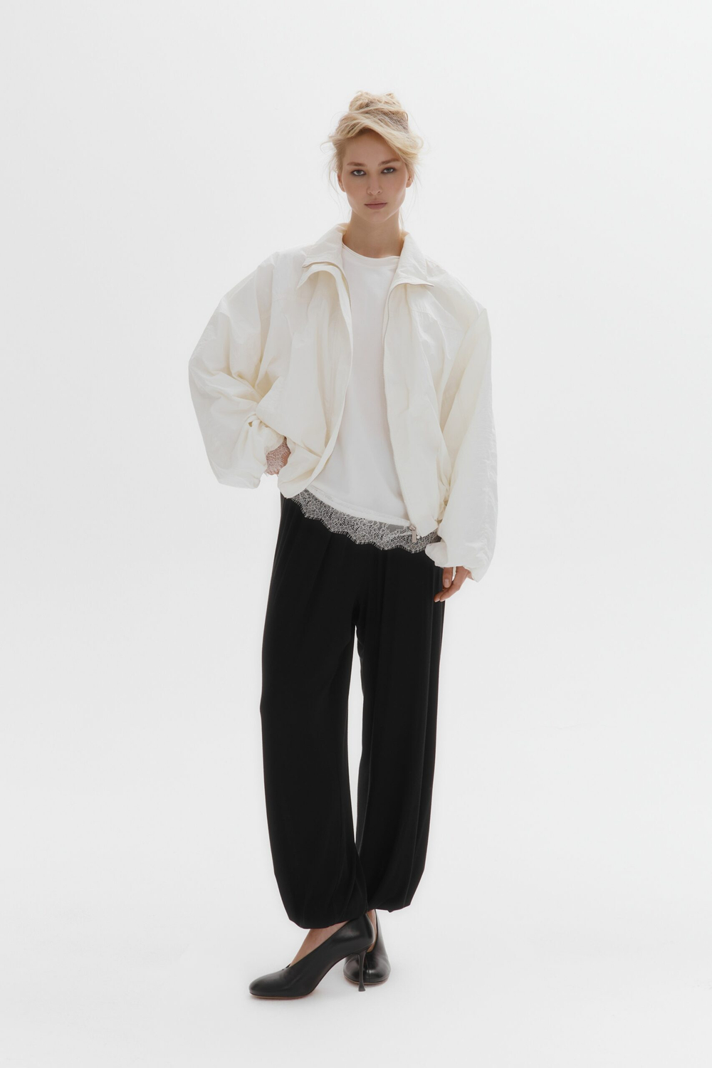 Брюки тонкие трикотажные с шерстью