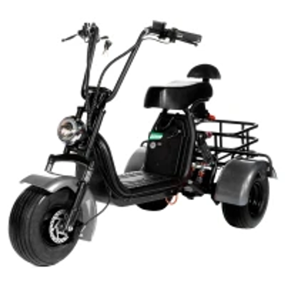 ЭЛЕКТРОСКУТЕР CITYCOCO GT X5 TRIKE 1500W 15AH 48V Синий