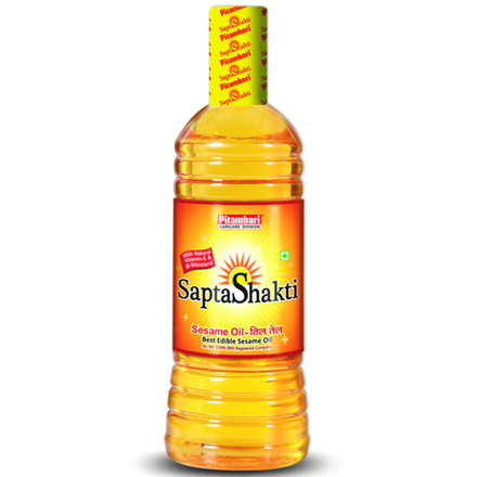 масло Кунжутное Сапта Шакти Питамбари (Sesame oil Sapta Shakti Pitambari), 500 мл