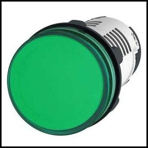 Лампа сигнальная зелёная 230В AC светодиод XB7EV03MP Schneider Electric