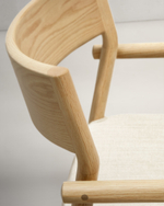 Стул Falconera со съемным чехлом из массива дуба с натуральной отделкой FSC Mix Credit