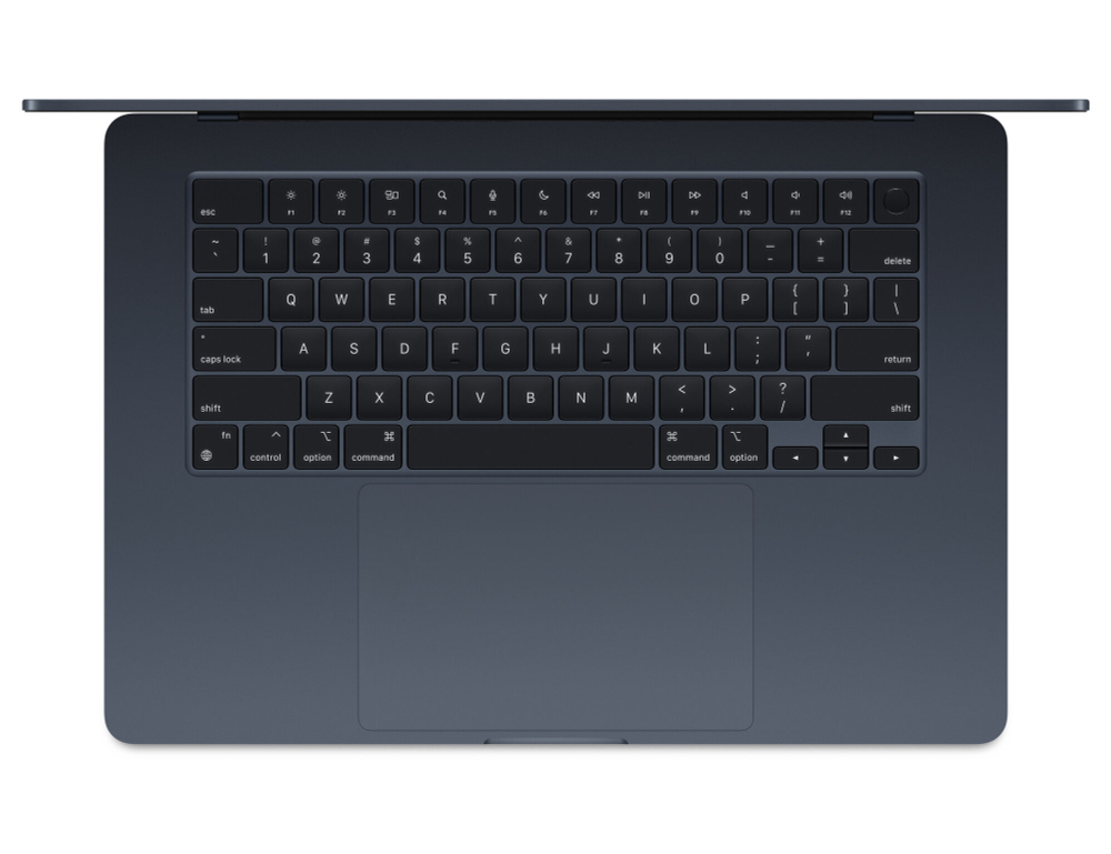 15.3 Ноутбук Apple MacBook Air 15 2024 2880x1864, Apple M3, RAM 16 ГБ, SSD 512 ГБ, Apple graphics 10-core, macOS, MXD43, Midnight, английская раскладка