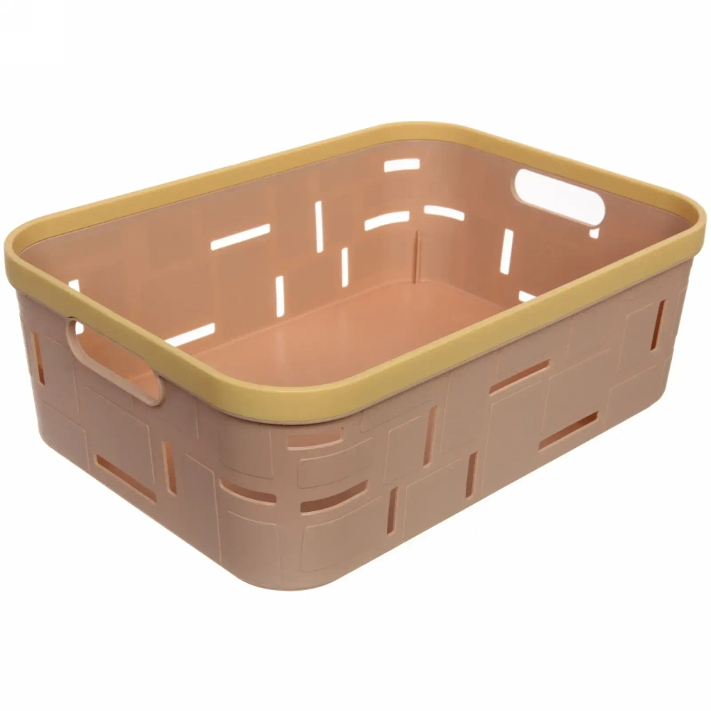 Корзина для мелочей «Корсика» бежевая 43х31х14,5см