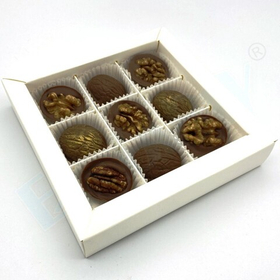 Форма пластиковая для конфет Орех грецкий Скорлупа (4 ячейки)