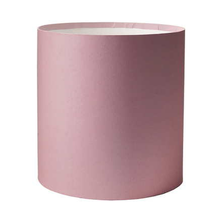 Цилиндр одиночный, 10х10 см, Розовый, 1 шт. (без крышки)
