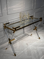 Консоль Ist Casa Джорджия, 120х40х76 см, прозрачный