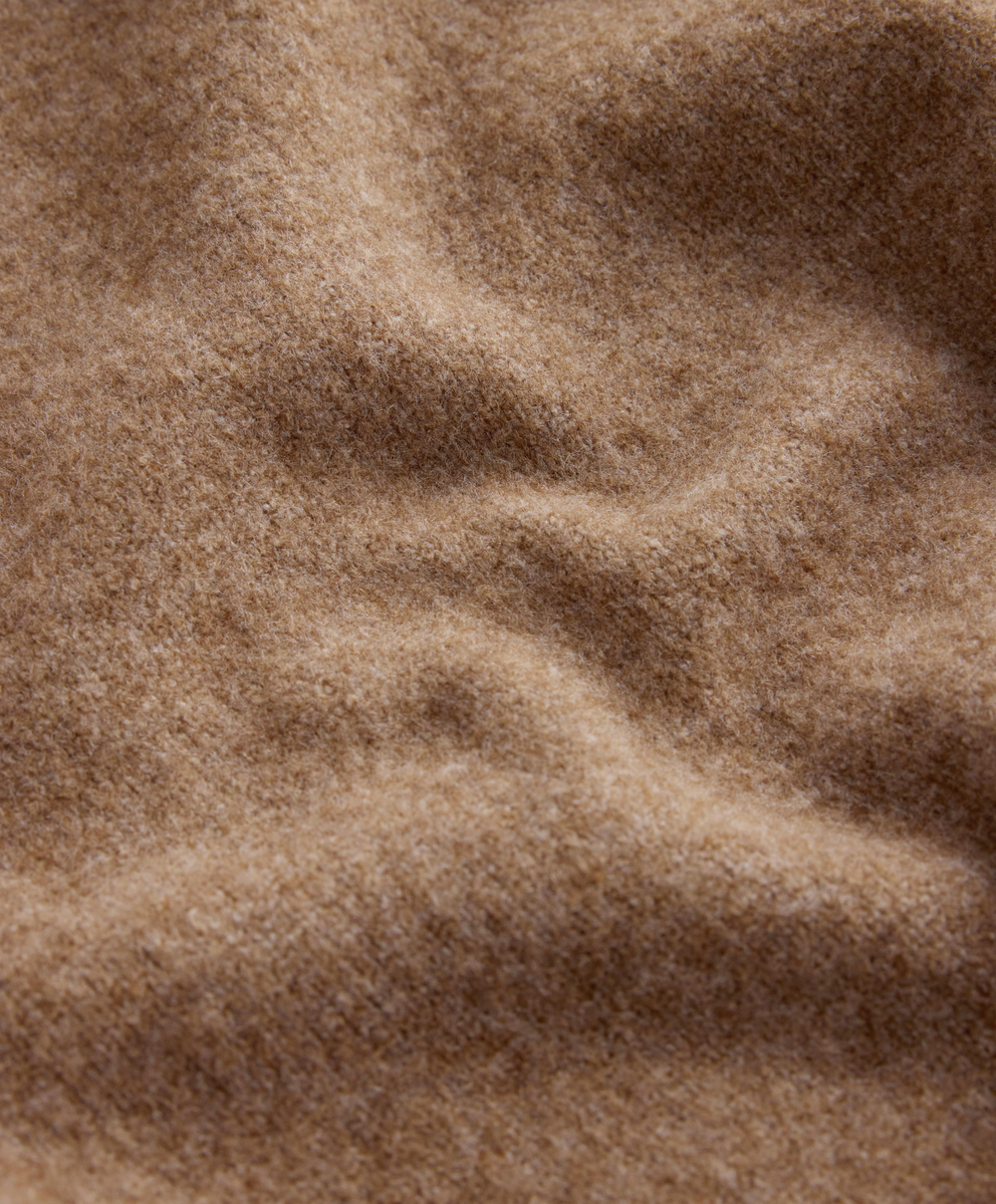 Oysho Трикотажный свитер оверсайз, коричневый меланж