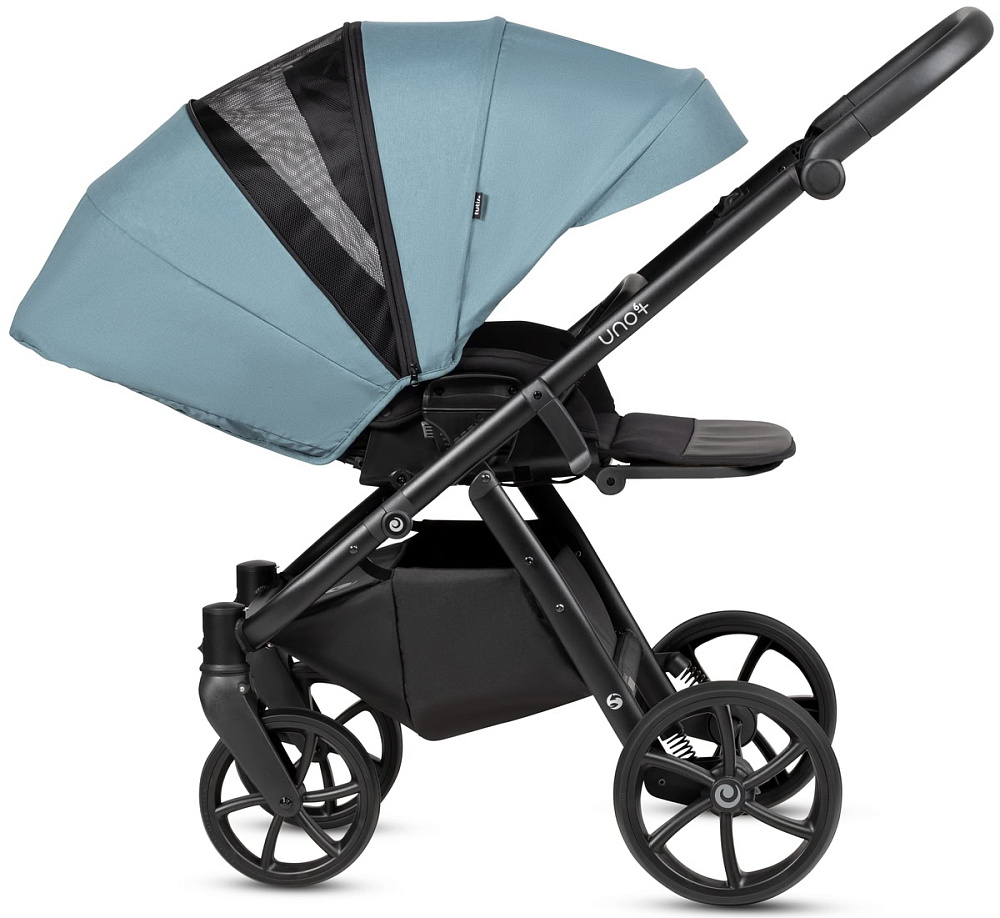 Детская коляска Tutis Uno 6 Plus Essential collection 3 в 1 с автокреслом Elo Lux EduSky Black 1602143 Menta