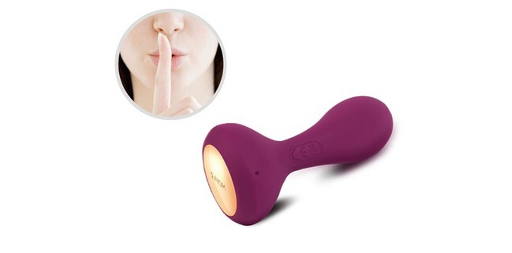 Judy фиолетовый Массажер простаты с вибрацией, анальный плаг (Цвет: фиолетовый)
