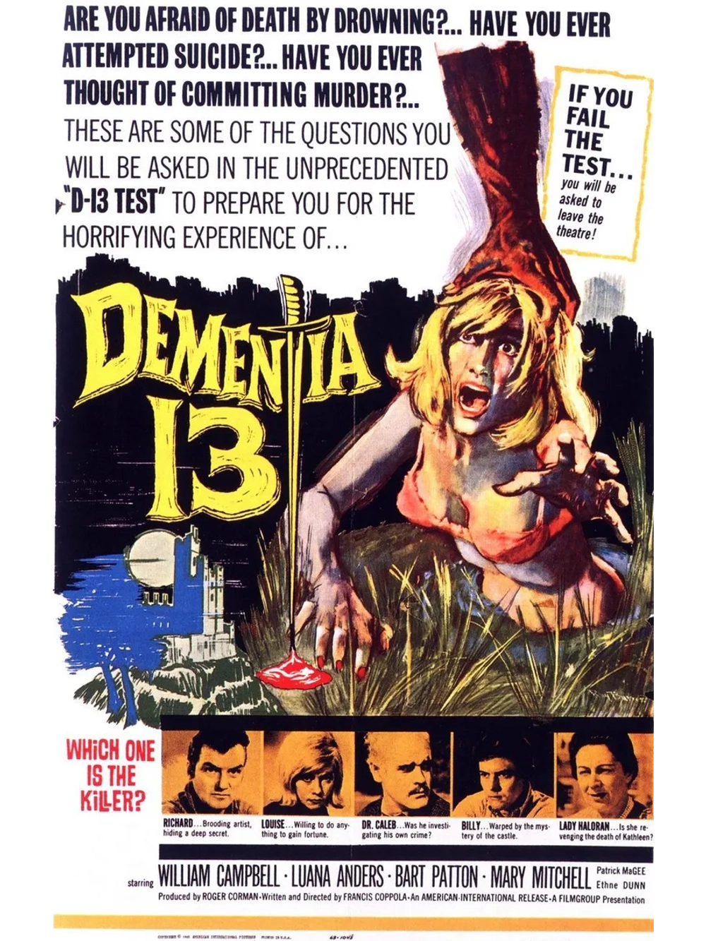 Безумие 13 (1963) (DVD-R)