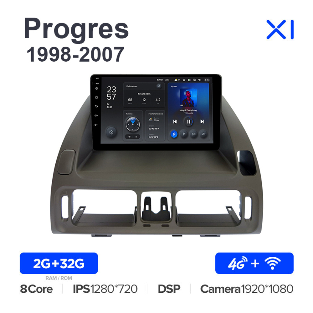 Teyes X1 9"для Toyota Progres 1998-2007