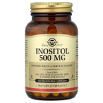 Solgar, Инозитол, 500 мг, 100 растительных капсул