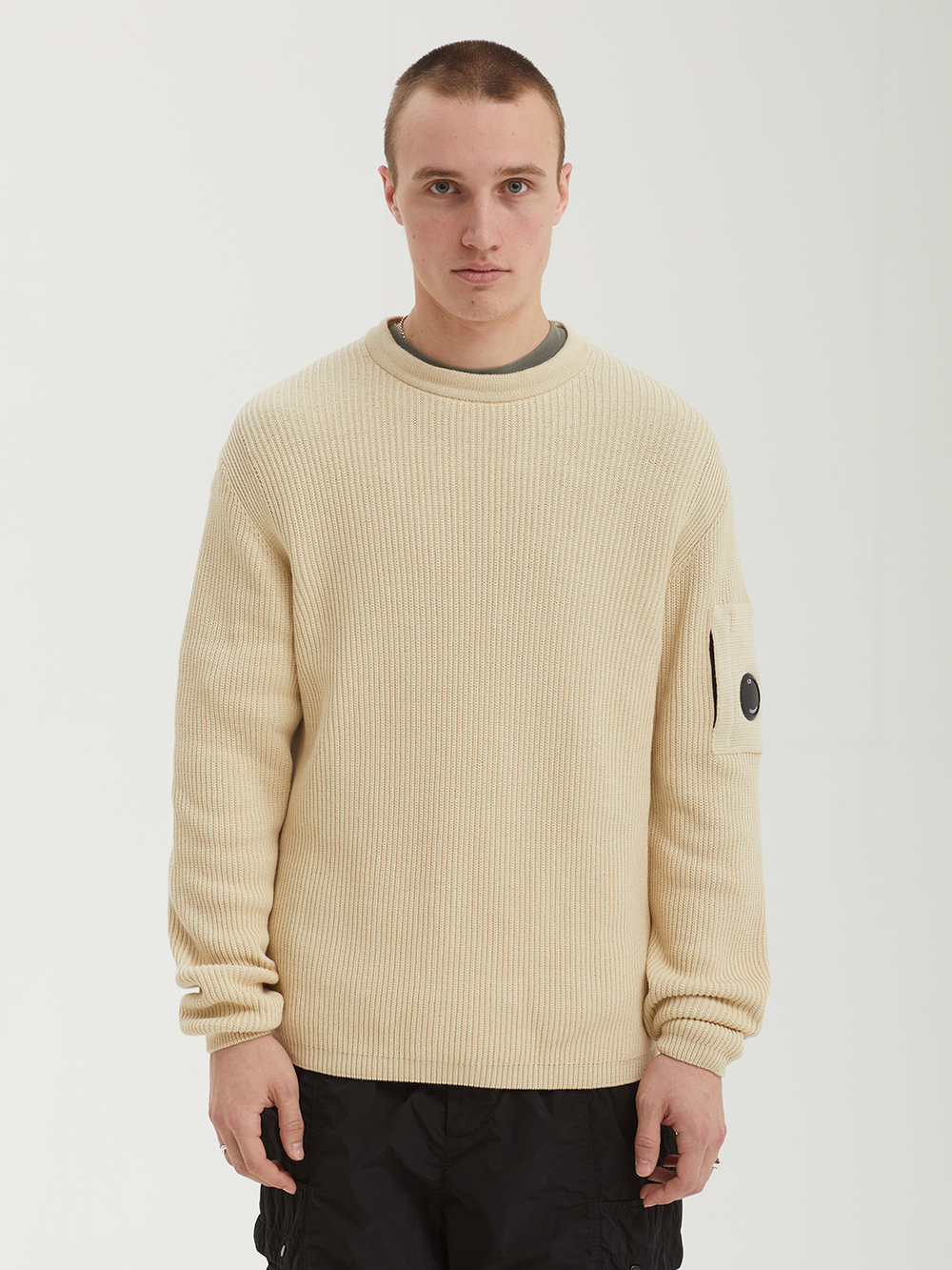 Мужской Свитер (Round-neck) Cotton Sea Island Crewneck Lens