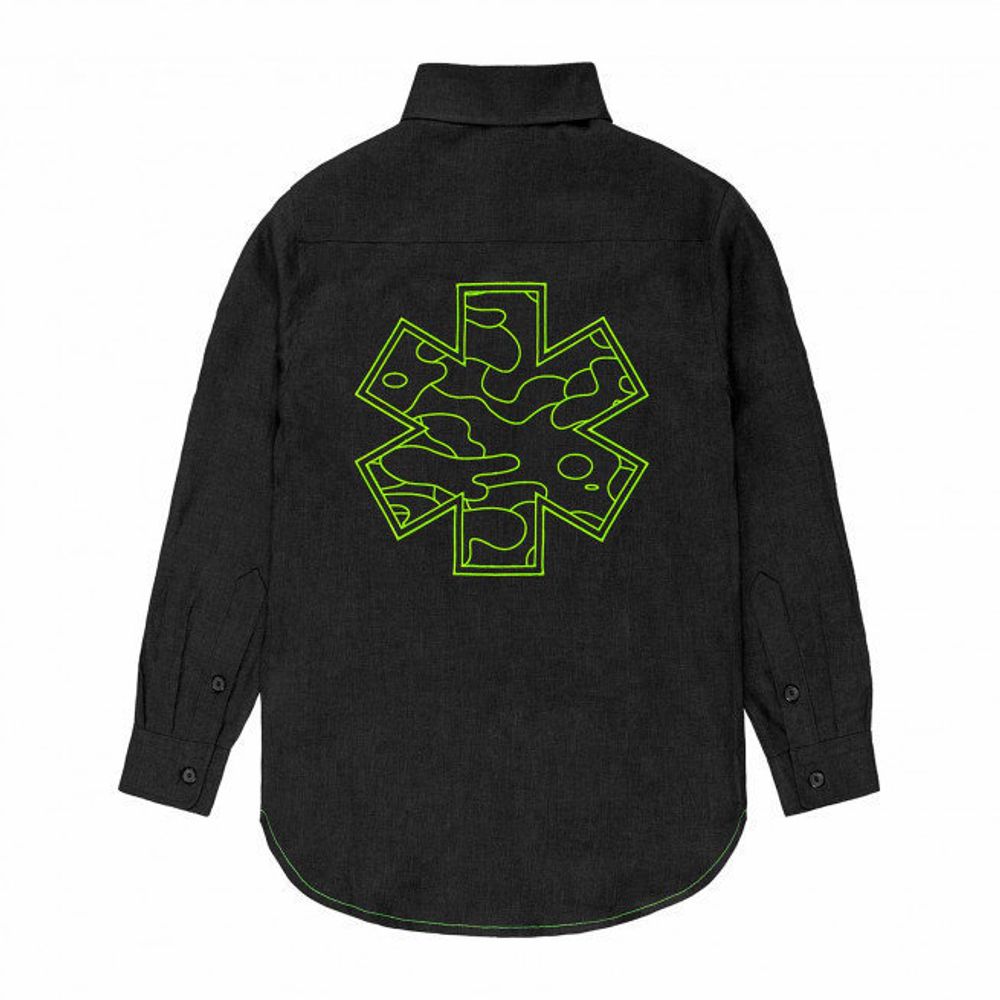 Купить Рубашка Calcium Льняная Черная Рубашка Calcium Льняная Черная