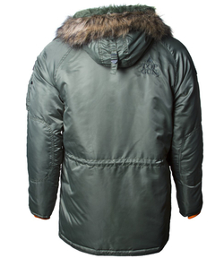 Куртка Аляска - Slim Fit N-3B Top Gun (оливковая - S.green)