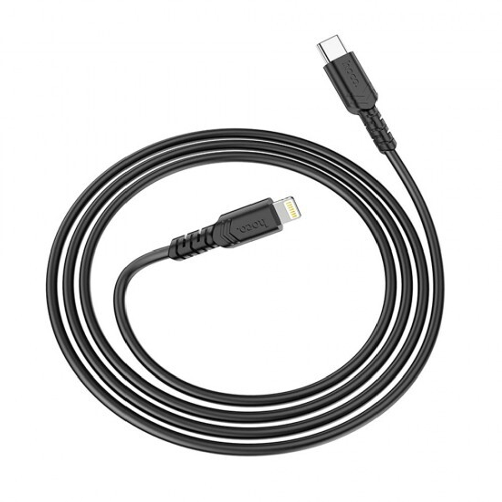 Кабель для iPhone HOCO X62 Fortune PD, Type-C - Lightning, силиконовый, 012766 Белый