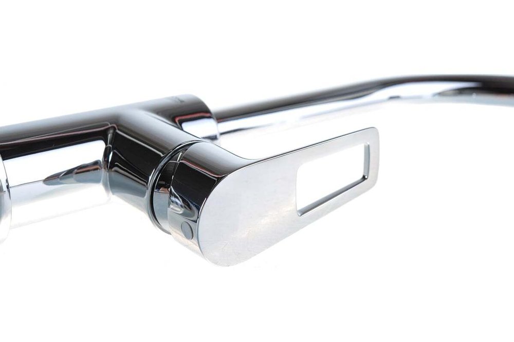 Смеситель для мойки Grohe BauLoop с высоким C-образным изливом, картридж 28 мм 31232001