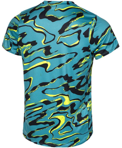 Футболка мужская теннисная Nike Court Dri-Fit Advantage Printed Top - mineral teal/white
