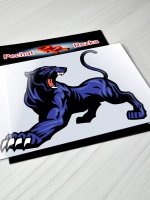 Наклейка - Пантера с когтями