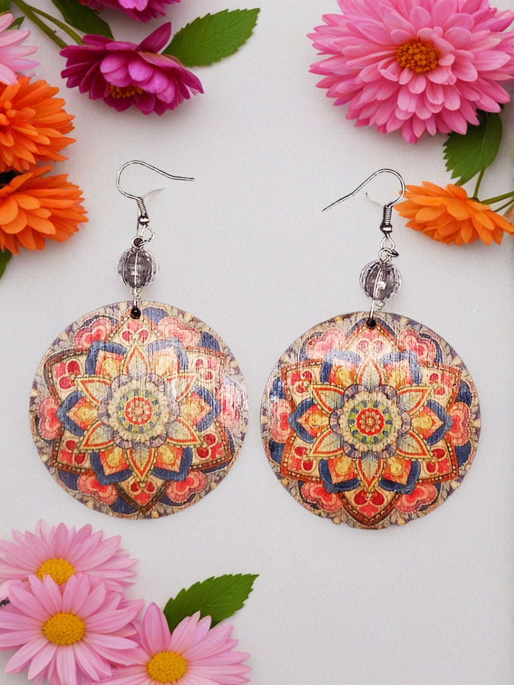 Серьги Мандалы