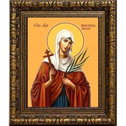 Анастасия Шилова мученица. Икона на холсте.