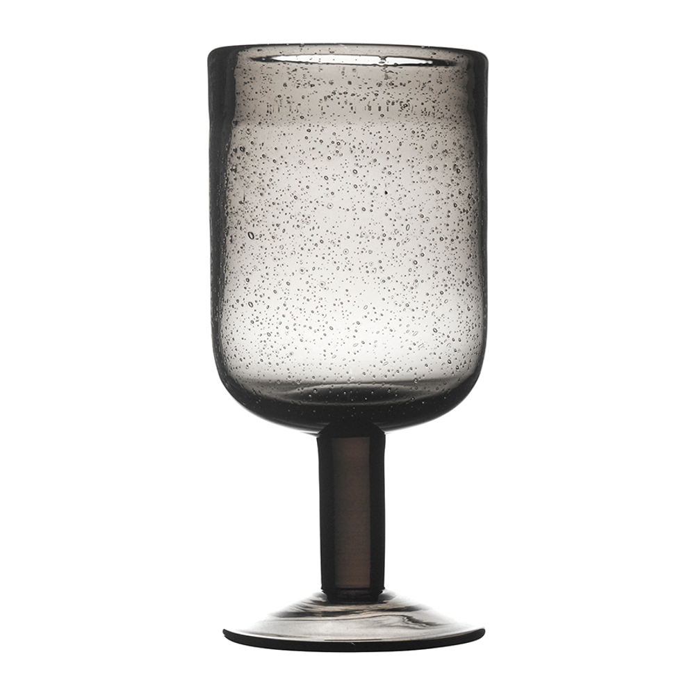 Набор бокалов для вина flowi, 410 мл, серо-коричневые, 2 шт.