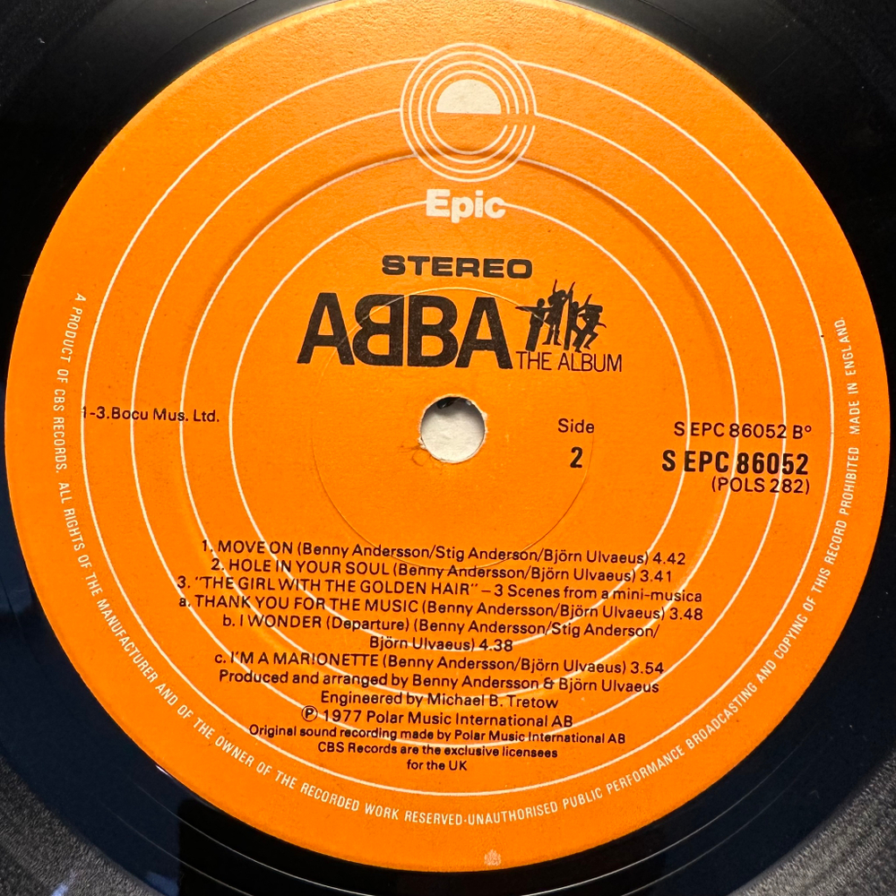 ABBA - The Album (Англия 1977г.)