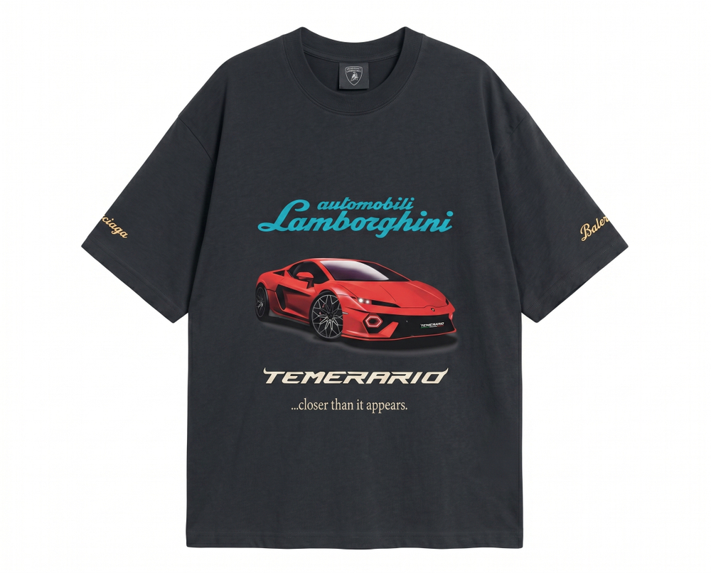 Футболка Balenciaga Lamborghini (Black)