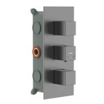 Смеситель для душа термостат душа Raglo R02.263.09, графит