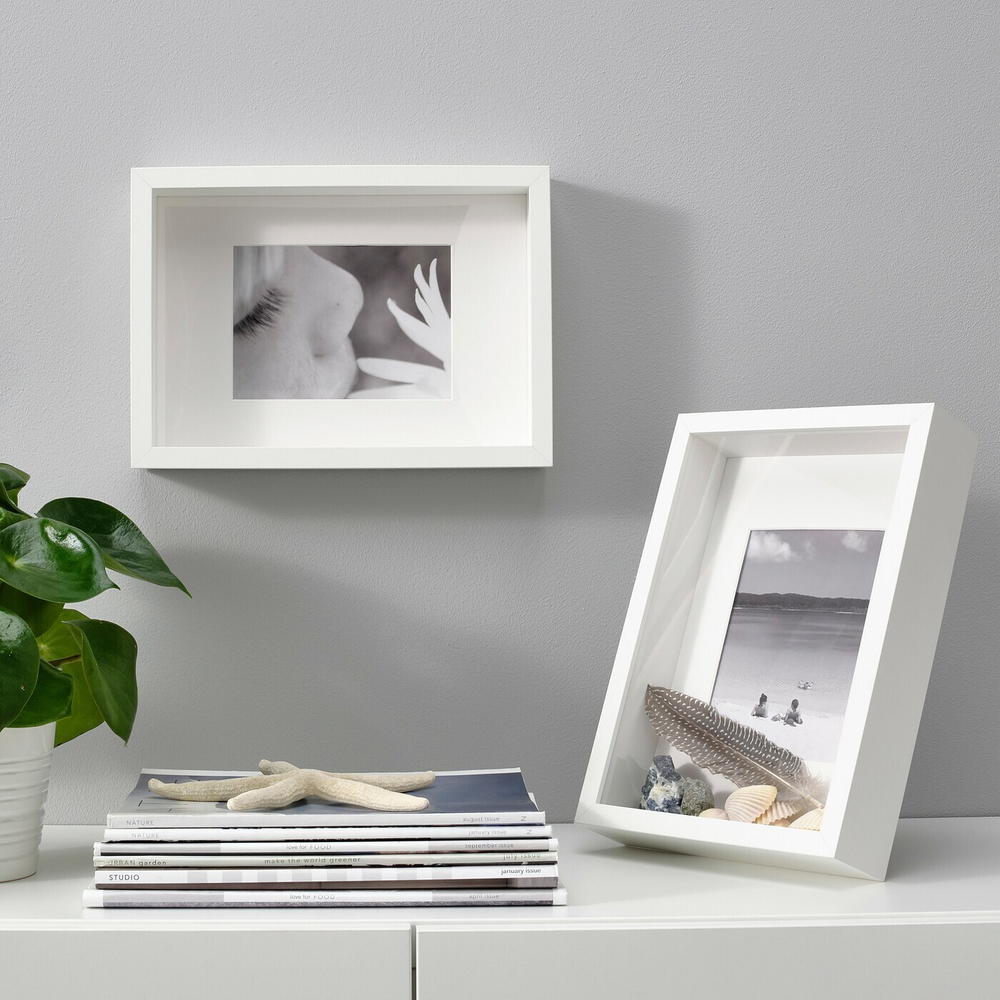 IKEA SANNAHED  (ИКЕА САННАХЕД)  -  Рамка, белая, 21x30 см