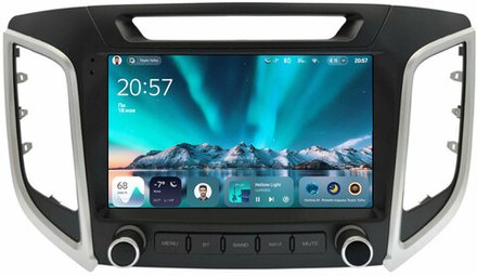 Магнитола для Hyundai Creta 1 2016-2021 (без штатной КЗВ, рамка с крутилками) - Teyes CC4 монитор 9.2" 2K QLED на Android 14, Snapdragon 680, DSP, CarPlay, 4G SIM-слот