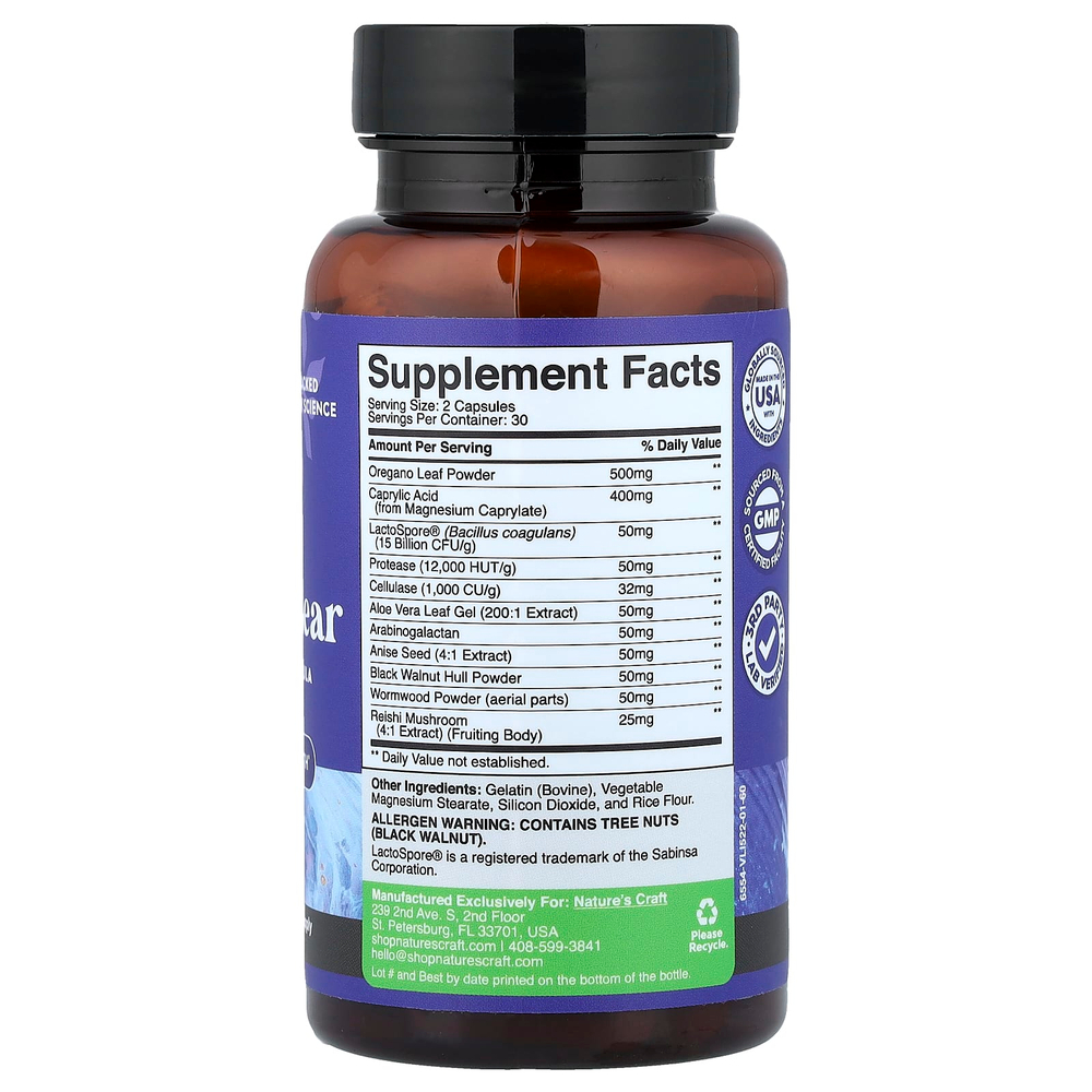 Nature's Craft, Candi Clear, 60 капсул